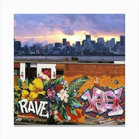 Rave San Francisco Canvas Print