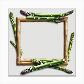 Frame Of Asparagus Canvas Print