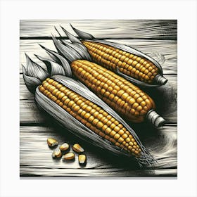 Corn cobs 2 Canvas Print