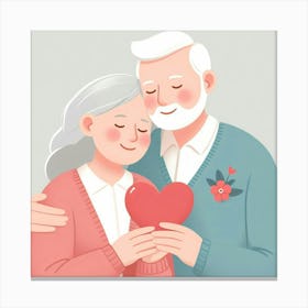 Happy Grandparents Day 3 Canvas Print