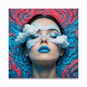 Cloud Mask Canvas Print