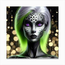 Alien Girl Canvas Print