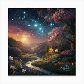 Starry Night 3 Canvas Print