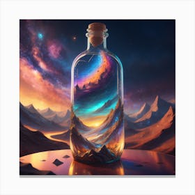 Message In A Bottle Canvas Print