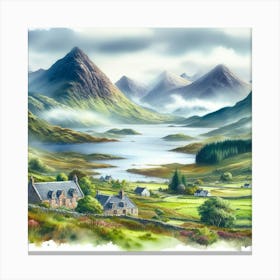 Landscape, highlands 3 Canvas Print