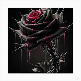 Black Rose Canvas Print