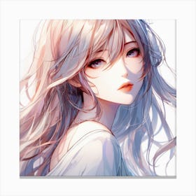 Anime Girl (65) Canvas Print