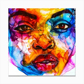 Captivating Quality - Face Abstract Canvas Print