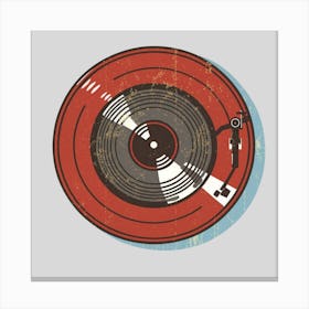 Vinyl Record Canvas Print