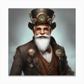 Steampunk Man Canvas Print