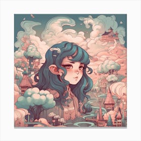 Fairytale Girl 1 Canvas Print