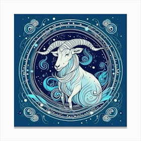 Scorpio Zodiac Sign Canvas Print