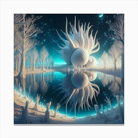 Night In The Forest 3 Canvas Print