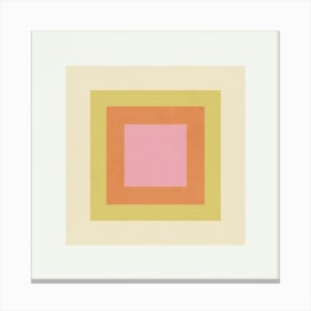 Minimalist Abstract Geometries - Candy 03 Canvas Print