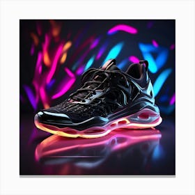 Glow In The Dark Sneakers 3 Canvas Print