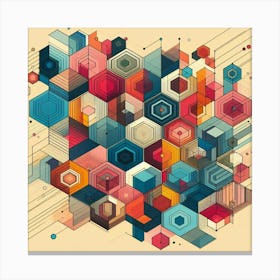 Geometric Art Canvas Print