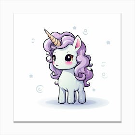 Cute Unicorn 175 Canvas Print