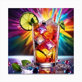 Colorful Drink 5 Canvas Print