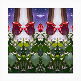 Flower of Love and Unity Canvas Print