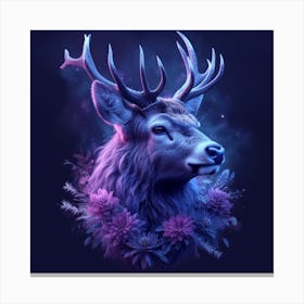 Deer Head Canvas Print