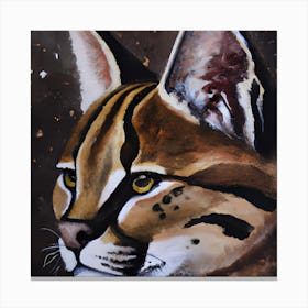 Pretty Wild Cat Canvas Print