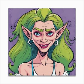 Elven Girl Canvas Print