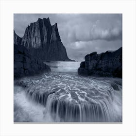 Waterfalls In Iceland Canvas Print