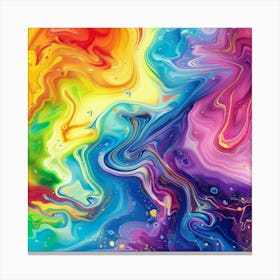 Rainbow Vortex (11) Canvas Print
