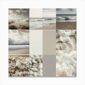 Sand And Sea Canvas Print