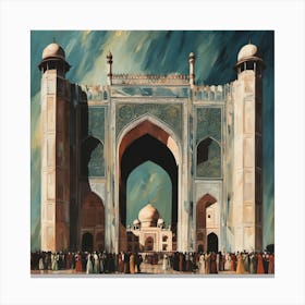 Taj Mahal Canvas Print