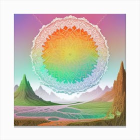 abstract landscape Canvas Print