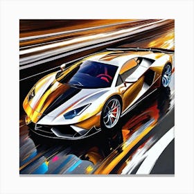 Lamborghini 155 Canvas Print