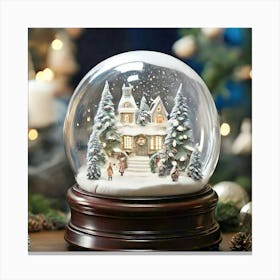 Snow Globe Canvas Print