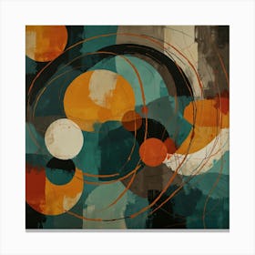 Abstract Circles 44 Canvas Print