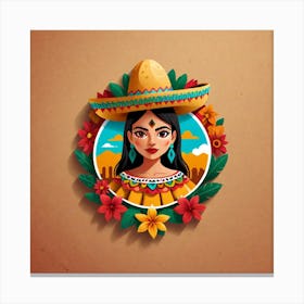 Mexican Girl 79 Canvas Print