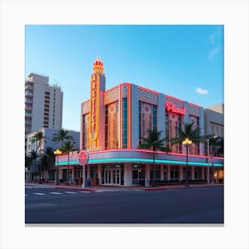 Hollywood Theatre Canvas Print