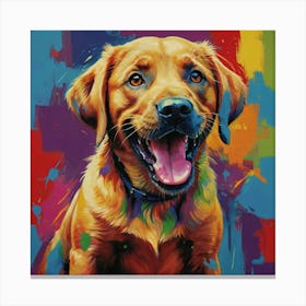 Yellow Labrador Retriever Canvas Print