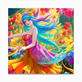 Flora Canvas Print