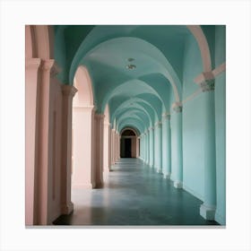 Hallway Stock Videos & Royalty-Free Footage 3 Canvas Print