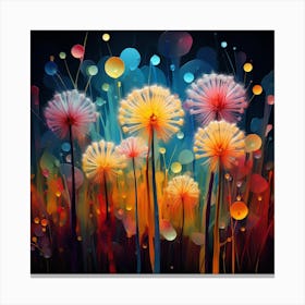 Dandelions Canvas Print