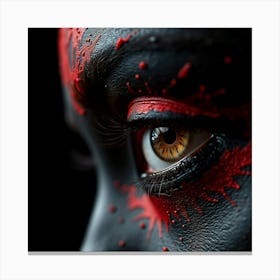 Close Up Of A Woman'S Eye Canvas Print