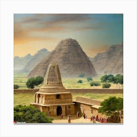 Firefly The Role Of Events And Celebrations In The Indus Valley Civilization Is Inferred From Archae (3) Canvas Print