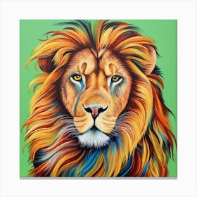 Animals Wall Art : Lion Canvas Print