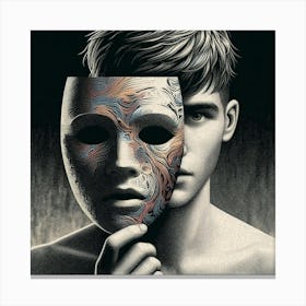 Masked 1 Canvas Print