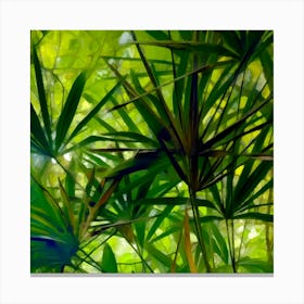 Palm Leaves Canvas Print