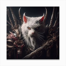 World Of Warcraft Cat Canvas Print