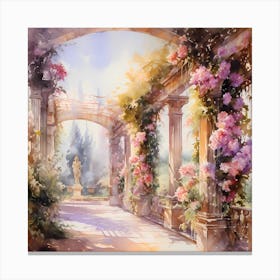 Passionate Petals: Romantic Illusions Canvas Print