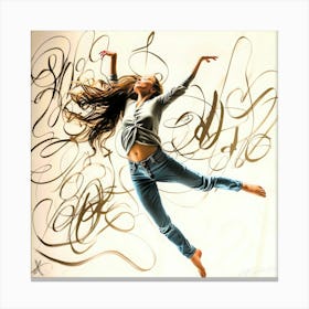 When I Dance - Dance Like Crazy Canvas Print