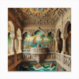 Palace Of The Gods Canvas Print