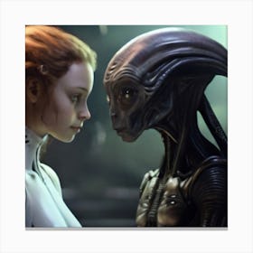 Aliens Canvas Print